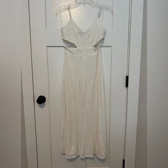 Saylor harmonie white sequin dress - Picture 7 of 10